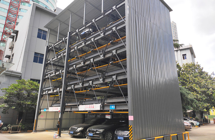 機(jī)械式停車場六層立體車庫-升降橫移式